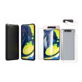 Funda Silicona + Hidrogel D+t + Cam P/ Samsung Galaxy A80