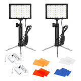 Kit De Iluminación De Fotografía Regulable Con 11 Brillo, Lu