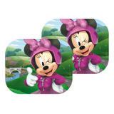 Cortina Parasol Auto Lateral Plegable Niños Disney Minnie