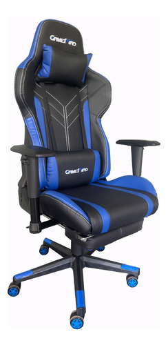 Silla Gamer Pro Glow Reclinable, Brazos Regulable Apoyapies