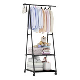 Perchero Rack Armable Ropa Organizador Closet Hogar Ganchos 