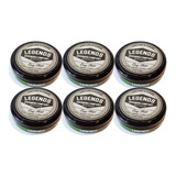 Cera Pomada Legends 40 Gr Fijación Suave Combo X6 Barberia