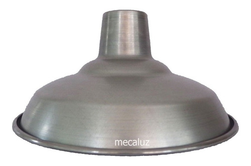 Pantalla De Cancha Galponera De Aluminio 25 Cm - Mecaluz*