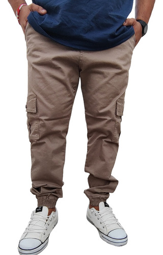 Jogger Cargo Especial Hombre Pantalon Gabardina Premium 