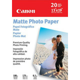 Canon Papel Fotográfico Mate, De 13 X 19 Pulgadas, 20 Hojas 