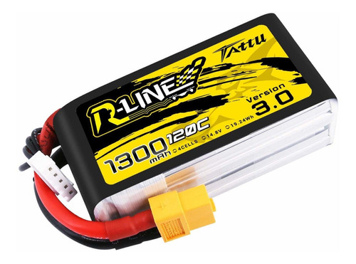 Bateria Lipo Tattu Rline 1300mah 14.8v 120c 4s Pack Con Xt60