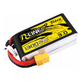 Bateria Lipo Tattu Rline 1300mah 14.8v 120c 4s Pack Con Xt60