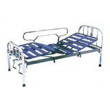 Cama Ortopedica Respaldo Cromado,1 Baranda Y Colchon  C701-c