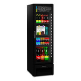 Refrigerador Visa Expositor Vertical Vb28rh All Black 326l