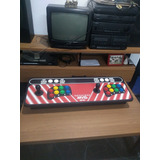 Controle Arcade Usb Tema Neo Geo Mvs 