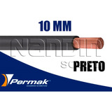 8 Metro Cabo Elétrico Bateria Flexível 10mm Som Automotivo