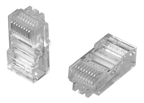 Plug Ficha Rj45 Cat 5e Macho Amp 6-554720-3 X 50 En Palermo