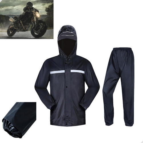 Capa De Chuva De Motoqueiro Masculino Feminino Moto Roupa 