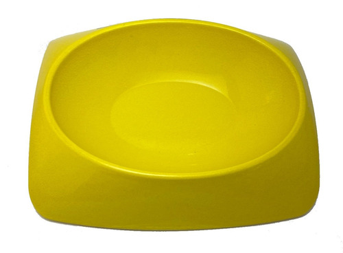 Plato Ecopet Ovalado Grande Amarillo