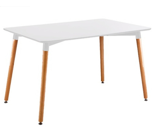 Mesa Mario Cellini Eames Dsw De Madera 120x80 Sillas Eames