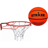 Aro De Basquet Nº5 + Pelota De Basket Striker Nº3