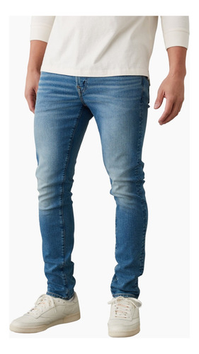 Pantalón Jeans Skinny Airflex+ Light Clean American Eagle Fb