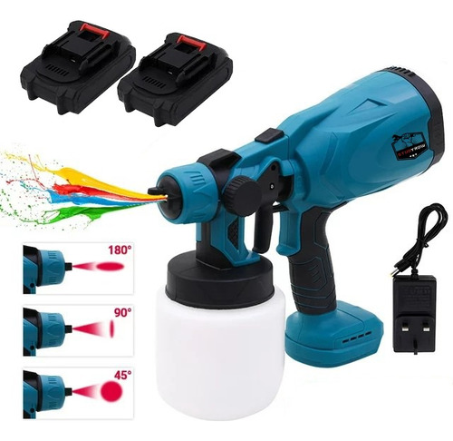 Pulverizador De Pintura Inalámbrico Portátil 800ml 550w