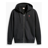 Campera Levi's Hoodie Core Ng Zip Up Mineral Black Talle S