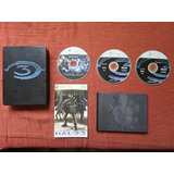 Juego Halo 3 Steelbook Lim Ed Xbox 360 3cds Booklet Artbook
