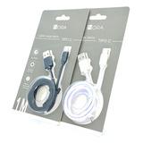 Mayoreo Grm 10 Cables 1hora Usb Tipo C Rudo Carga Rapida