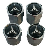 Tapón Para Valvula De Neumáticos Mercedes Benz X 4 Importada