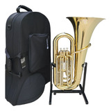 Tuba 3/4 Harmonics Sib Hbb-l332l Laqueada Nova C/ Nf- 8900