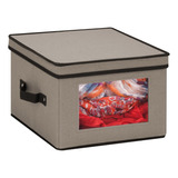 Honey-can-do Sft-05375 Caja Con Ventana Para Almacenamiento