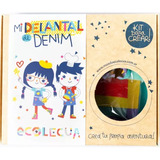 Delantal Jean Para Chicos Kit Manualiadades+ Packaging!