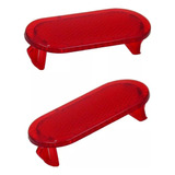 2 Paneles De Puerta Reflectantes Led Rojos Para Beetle Caddy