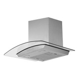 Campana Challenger 60cm 3vel Vidrio Curvo Acero Inox Cx 4662