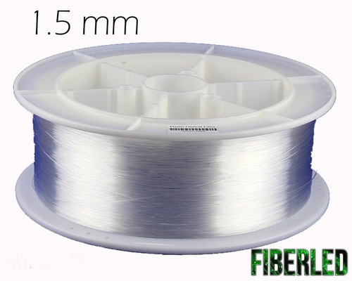 Fibra Óptica Iluminación Punto Final Luminosa 1.5mm X 10mts 