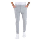 Calça Moletom Masculina Social Skinny Alfaiataria