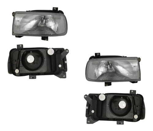 Par Faros Jetta 1993 1994 1995 1996 1997 1998 1999 A3 Vidrio