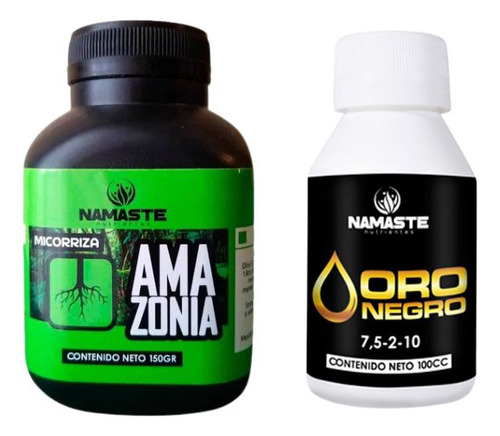 Namaste Combo Oro Negro100ml + Raiz Amazonia Micorrizas 150g