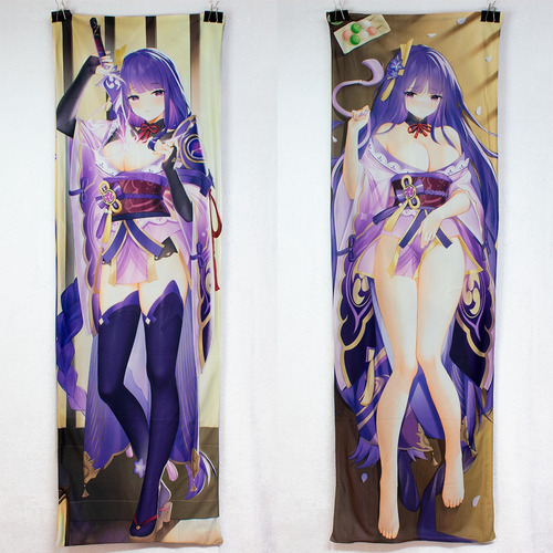 Genshin Impact Dakimakura Almohada Relleno Ganyu Mona Eula