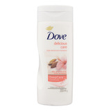  Loção Desodorante Hidratante Leite De Amêndoas E Flor De Hibisco Dove Delicious Care Frasco 200ml