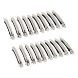 20pcs Clip De Cabellero De Primavera Pinza De Cabello De