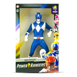 Ranger Azul Muñeco Articulado Power Rangers 41cm Orig Ditoys