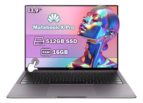Laptop Huawei Matebook X Pro I5-10210u 512gb 16gb Ram Touch