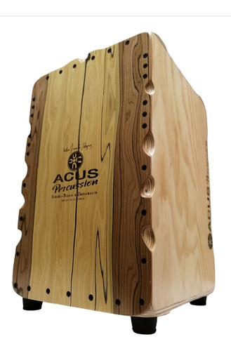 Cajón Peruano Flamenco Elite Acus Percussion Madera Moho 