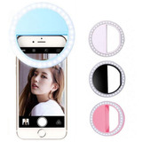 Anel Luminoso Para Celular Flash Selfie Mini Ring Light Led