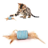 Juegos Para Gatos Juguete Plumas Juego De Gatos Accesorios 