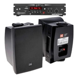 Som Ambiente Receiver Bt Ths1000 + 2 Caixas C521p Jbl 80 Rms