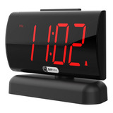 Zeithalter Reloj Despertador Digital Led Con Base Giratoria,