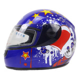 Casco Infantil Star Pattern Para Motocicletas Go-karts