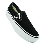 Tenis Vans Classic Slip-on Platform Vn00018eblk Black