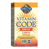 Vitamina Raw D3 60 Capsulas Vegetarianas Garden Of Life Sabor Sin Sabor