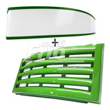 Kit Testeira + Saia Freezer Metalfrio - 36 X 67 Verde Escura