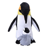 Pingüino Emperador De Mamá Y Bebé, Animal De Peluche...